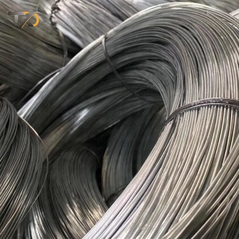 Bwbw18 20 0.6mm karbon çelik galvanizli bağlama teli galvanizli demir tel