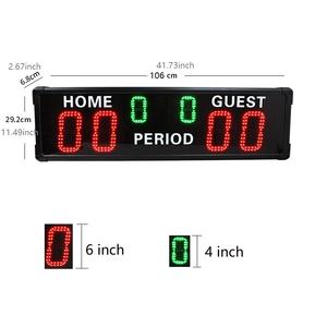 Marcador electrónico Multideportivo de puntuación Digital con pantalla LED grande para pádel, bádminton, tenis, voleibol de playa, baloncesto - Product Image 2