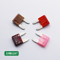 Fusible de Cuchilla para Automóvil LittelFuse 0297 para Aplicaciones Automotrices, Mini Fusible 2A 3A 4A 5A 7.5A 10A 15A 20A 25A 30A