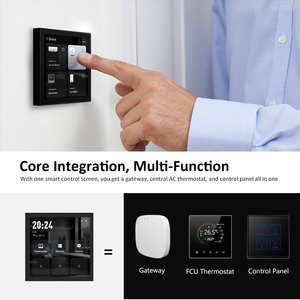 Beca BCC-2501-AC-A&E Termostat VRF Pintar 4 Inci dengan Zigbee Gateway Terintegrasi & Panel Kontrol Sentral dengan Bentuk Persegi - Product Image 3