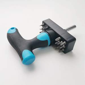 Lixin Tools – Kit de tournevis à cliquet mural 18 pièces avec embouts CRV, Torx, poignée magnétique antidérapante, système métrique, pour bricolage - Product Image 3