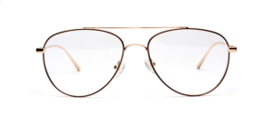 Thời trang mới người đàn ông trẻ đôi thanh hình vuông kim loại Kính mắt - Product Image 4