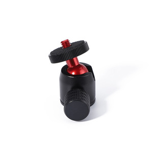Mini trípode con cabezal esférico, tornillo de 1/4-20, aleación de aluminio, portátil, para cámara, teléfono, adaptador de zapata caliente - Product Image 2