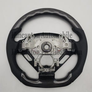 Volante Deportivo de Fibra de Carbono y Cuero Perforado de Alta Calidad para Infiniti G27 G37 - Product Image 5