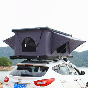 Tente de toit pour voiture 4 personnes, triangle, gonflable, coque rigide, aluminium, fibre de carbone, tissu Oxford, camping sur toit, 01 - Product Image 5