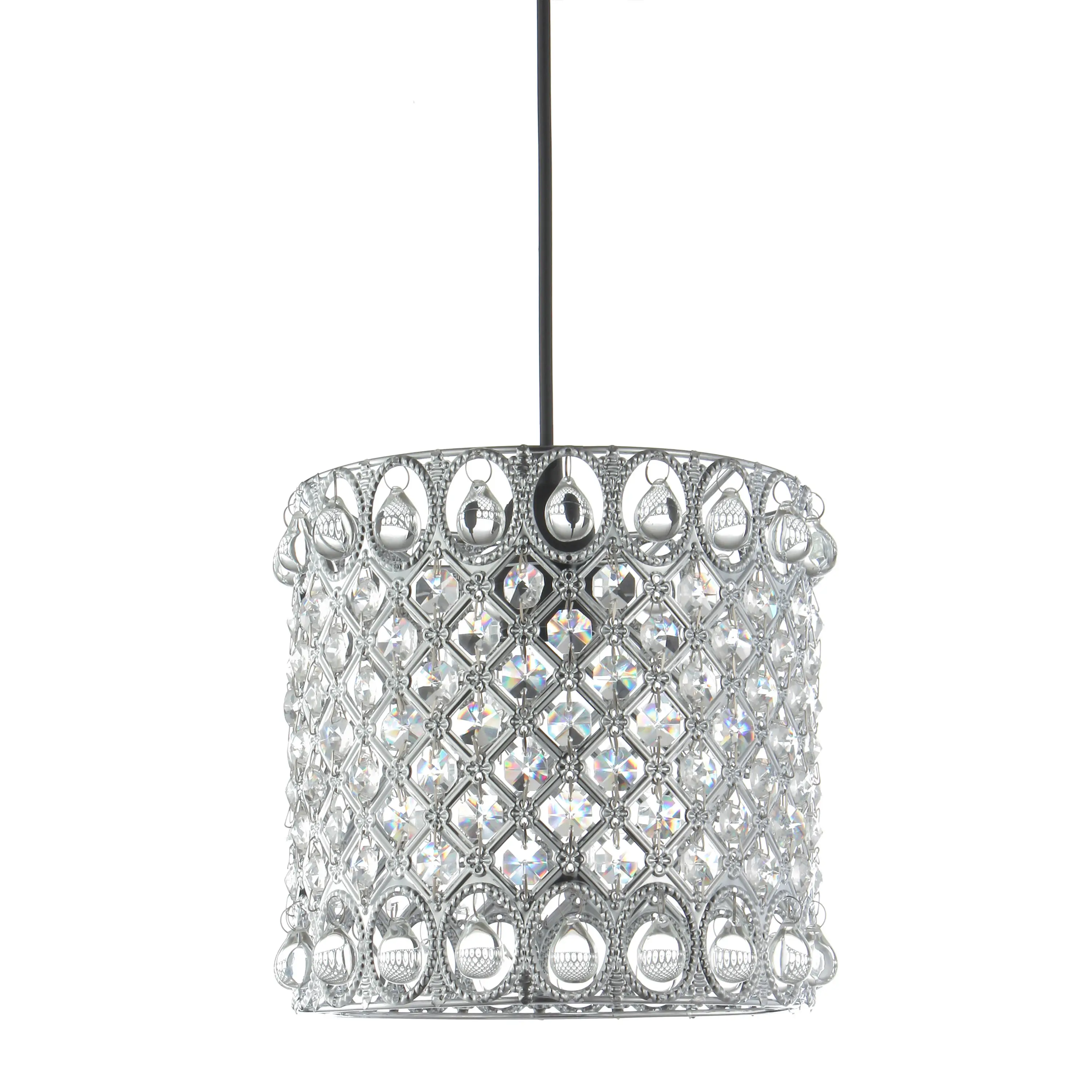 Parlaklık parlak yüzey kolye Metal abajur basit çağdaş tasarım oturma odası ev aydınlatma