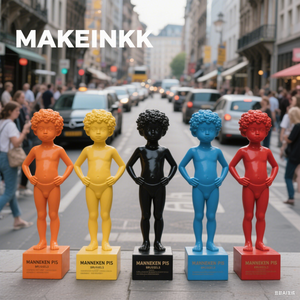 크리 에이 티브 <span class=keywords><strong>Manneken</strong></span> <span class=keywords><strong>Pis</strong></span> 브뤼셀 입상 벨기에 오줌 소년 동상 브뤼셀 벨기에 기념품 선물 사용자 정의 수지 그림 - Product Image 2