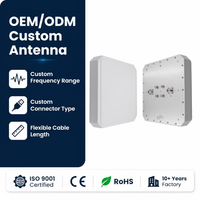 Antenne panneau directionnelle MIMO 600-6000 MHz 12 dBi verticale en ABS stabilisée aux UV pour montage mural ou sur poteau extérieur, amplificateur de signal Wifi 5G IP67