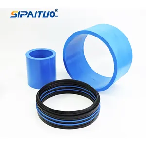 SPT ad alta pressione ves tessuto a forma di v combinato anello di tenuta v-imballaggio sigillo tubo/v a forma di guarnizione in gomma siliconica