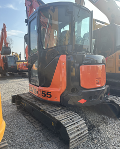 Excavadora Usada HITACHI ZX55 ZX60 de 5 y 6 Toneladas, Miniexcavadora Hidráulica de Orugas, Original de Japón, Buen Estado, Pocas Horas de Uso, Económica - Product Image 3