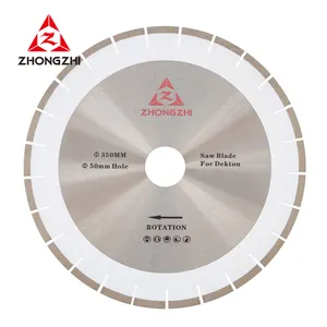 14 inç elmas testere bıçağı Dekton Blade 15mm Segment islak kesme Dekton porselen karo