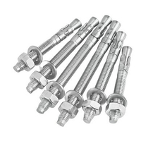 Ancre à coin en acier inoxydable, fixation par expansion pour béton, pour travaux de construction de fondations, fixation murale et ancrage au sol