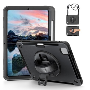 Gscase Chống Sốc Trường Hợp Máy Tính Bảng Lai Armor Silicone Chân Đế Máy Tính Bảng Bao Gồm Đối Với Samsung Active3 8 "2020 T570/Active5 X306B - Product Image 1