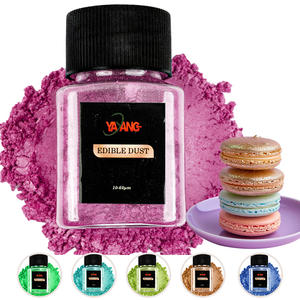 Polvere Commestibile Luccicante Rosa Oro all'Ingrosso, Glitter Commestibile, Polvere Perlata Scintillante per Decorazione di Torte, Bevande e Creme - Product Image 4