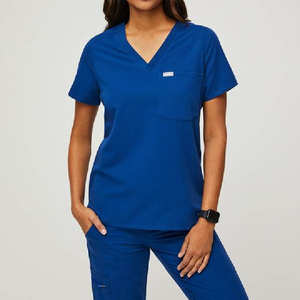 2022 personnalisé gris anatomie gommage ensemble femme et homme Polyester coton Spandex gommage costume conceptions pour les femmes - Product Image 3