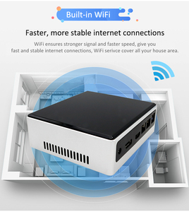 Mới 2025 nhỏ gọn kinh doanh Mini PC 10th Gen Intel Core I7-10510U 64GB DDR4 kép Lan ai hỗ trợ văn phòng/kỹ thuật số biển/Thin <span class=keywords><strong>Client</strong></span> - Product Image 5