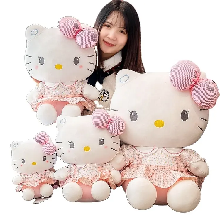 Hello Kt peluche chat poupées Anime Figure poupée animaux jouets peluche fabricant Hello Kt peluche