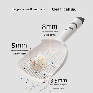 <strong>Cat</strong> <strong>Litter</strong> Scoop with Fine Holes for <strong>cat</strong> Feces Removal. <strong>Cat</strong>-specific Scoop for Cleaning <strong>cat</strong> <strong>Litter</strong>.Pet Cleaning Product for <strong>Cats</strong> - Product Image 6