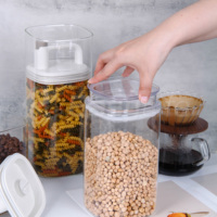 Offre Spéciale – Pot de Conservation en Verre Sous Vide de Taille Moyenne 1700 ml pour Céréales, Pâtes, Grains de Café – Idéal pour la Cuisine et le Garde-Manger