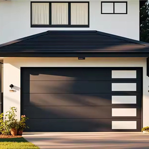 Porta del Garage commerciale resistente con motore silenzioso e Design antifurto in stile moderno reticolato impermeabile in fibra di vetro - Product Image 5