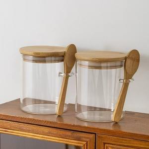 Stoples Penyimpanan Makanan Kaca Kedap Udara Ramah Lingkungan Desain Minimalis Kotak Wadah Rumah Tangga - Product Image 6