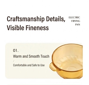 <span class=keywords><strong>Casserole</strong></span> en verre de 2,5 L de qualité alimentaire, à chauffage rapide et uniforme, directement de l'usine, avec boîte colorée - Product Image 3