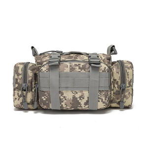 <span class=keywords><strong>3P</strong></span> Duffel Waist Bag Molle Bicycle/Motorcycle Fishing Waterproof Fanny Packs Camo Crossbody with Shoulder Strap Hand Carry - Product Image 4