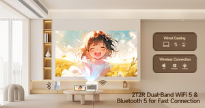 Proyector Compacto y Ligero 720P HY300 GT 400 ANSI Auto con Sistema Operativo Google TV, WiFi, BT5.0, Altavoces Estéreo Integrados, Portátil - Product Image 3