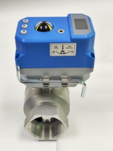 Intelligent <strong>Mini</strong> Electric <strong>Ball</strong> <strong>Valve</strong> for Water Control Supports 4-20mA/0-10V/485 Communication OEM Customizable - Product Image 1