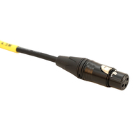 Câble Microphone XLR Professionnel 6.5mm à Faible Bruit Équilibré en PVC Mâle à Femelle Noir 3 Broches pour Processeur Ampilateur Mixeur 2M
