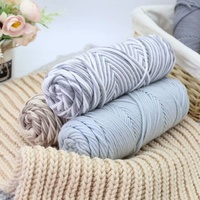 Vente en gros de différentes couleurs de 8 parts de fil mélangé pour tricoter des pulls couvertures et des gants