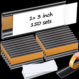 Professional Retail Shelf Management Data <b>Strip</b> Clear Plastic Price Label Holder for Brand Uniform Store Display - Product Image 1