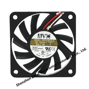 AVC 6010 C6010B12LS 12V 0.15A dc 12volt silent fan 60x60x10mm axial flow High flow cooling fan brushless fan