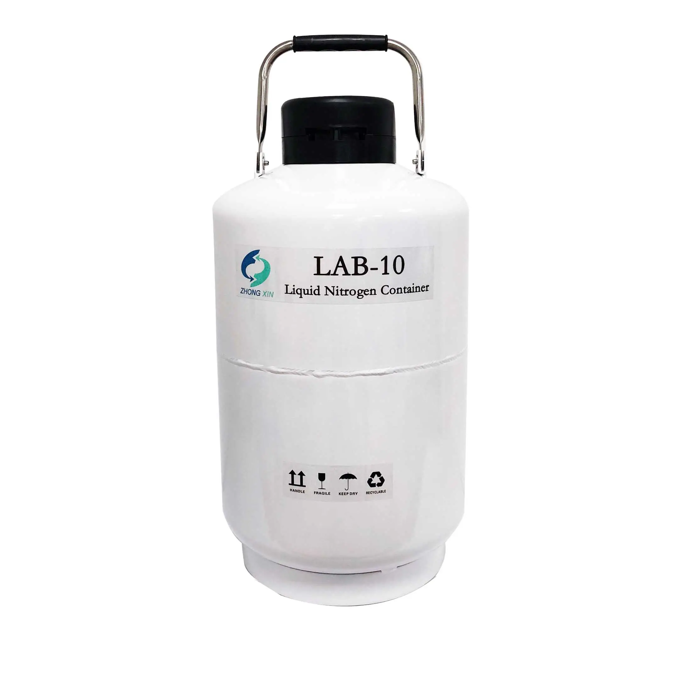 20l 50mm cuello LN2 termo Dewar contenedor de nitrógeno líquido LN2 tanque de almacenamiento de transporte vacuo termo Lab-20