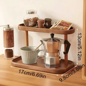 Estante organizador de escritorio de <span class=keywords><strong>madera</strong></span> para almacenamiento de libros de perfume clave <span class=keywords><strong>Rectangular</strong></span> fuera de la superficie estante de exhibición de <span class=keywords><strong>madera</strong></span> cruda para mostrador - Product Image 4
