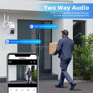 3MP户外无线4G LTE路由器网络闭路电视摄像机360 IP PTZ家庭图雅智能生活4g sim卡闭路电视安全摄像机 - Product Image 4