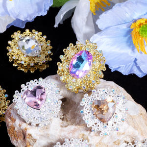 2025 New Design Love Rhinestone Crystal Heart Beads for Pens <b>DIY</b> Jewelry Phone Chains <b>Accessories</b> - Product Image 3