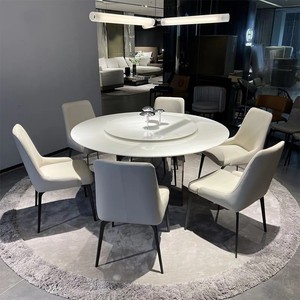 Muebles de gama alta para ahorrar espacio, mesa de estrella de mar de acero inoxidable, mesa de comedor redonda <span class=keywords><strong>Lazy</strong></span> <span class=keywords><strong>Susan</strong></span> - Product Image 2