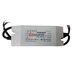 Fuente de Alimentación Conmutada de Salida Única Mean Well HLN-40H-54B 54W 100-240VAC 54VDC 0.75A IP64 para Uso en Exteriores - Product Image 1