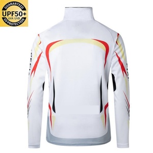 Camisetas de manga larga con protección solar UPF 50+ para hombre, camisetas con cremallera para senderismo, pesca y actividades al aire libre con protección UV. - Product Image 6
