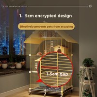 Grande cage villa triple niveau pour écureuils, avec plateforme en maille d'acier inoxydable renforcée, design rectangulaire, idéale pour les chinchillas