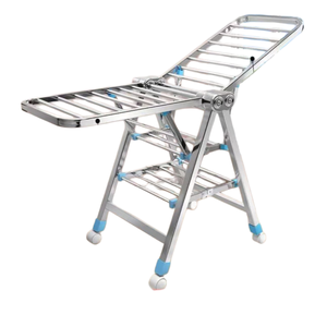 Tendedero de ropa de acero inoxidable Yearning - Tubo cuadrado completo de 1.8m, versión de doble capa y engrosada - Product Image 2