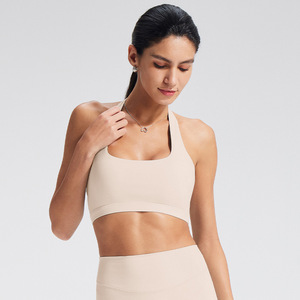 <span class=keywords><strong>Sujetador</strong></span> <span class=keywords><strong>Deportivo</strong></span> de Yoga para Mujer, Talla Grande <span class=keywords><strong>XL</strong></span>, Transpirable, Ligero, con Relleno Extraíble, Estilo Halter, Soporte Medio, Cristal - Product Image 5