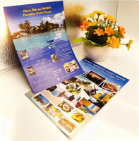 Service d'Impression Rapide de Brochures Pliées Format A4 sur Mesure avec Papier Fantaisie, Papier Offset, Carton Couché, Flyers Kraft