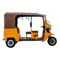 Tuk-tuk électrique, auto-rickshaw, véhicule électrique à 3 roues, Ke Ke électrique, tricycle électrique, E-rickshaw, Bajaj TVS, 3 rangées de sièges