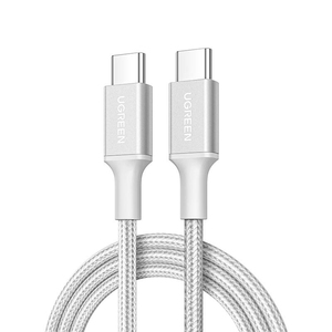 <span class=keywords><strong>สาย</strong></span><span class=keywords><strong>ชาร์จ</strong></span>เร็ว <span class=keywords><strong>UGREEN</strong></span> US571 USB C to USB C PD แบบสายถักซิลิโคน รองรับการชาร์จเร็ว 3A 60W <span class=keywords><strong>สาย</strong></span>ดาต้า 1.5 เมตร สำหรับ <span class=keywords><strong>iPhone</strong></span> Samsung - Product Image 1