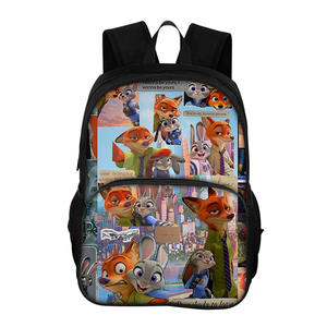 حقيبة ظهر ليندا الشهيرة جداً بتصميم زوتوبيا <span class=keywords><strong>2</strong></span> المطبوعة، حقيبة طلابية أمامية بتصميم مدينة الحيوانات المجنونة - Product Image 5