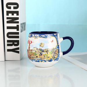 Tazas de Café de Cerámica Elegantes y Sencillas, Color Personalizado, Logotipo Impreso Personalizado, Tazas de Viaje de Sublimación de 13 oz - Product Image 2