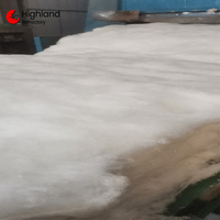Fibres céramiques de qualité supérieure en vrac 1260 ° C pour Matière première pour thermoformage, Al2O3 de haute pureté 46% et faible teneur en impuretés, Produits en fibres céramiques