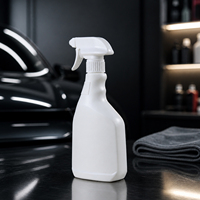 Bouteille pulvérisateur à gâchette en PEHD avec bouchon à clapet, capacité 500 ml, pour emballage de soins personnels, impression sérigraphique personnalisable